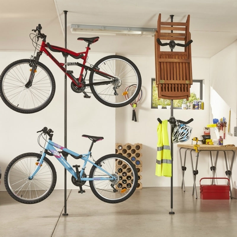 Système de rangement au plafond pour 2 vélos – vue 6