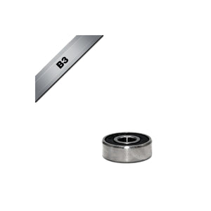 Roulement 606-2RS 6 x 17 x 6 mm BLACKBEARING