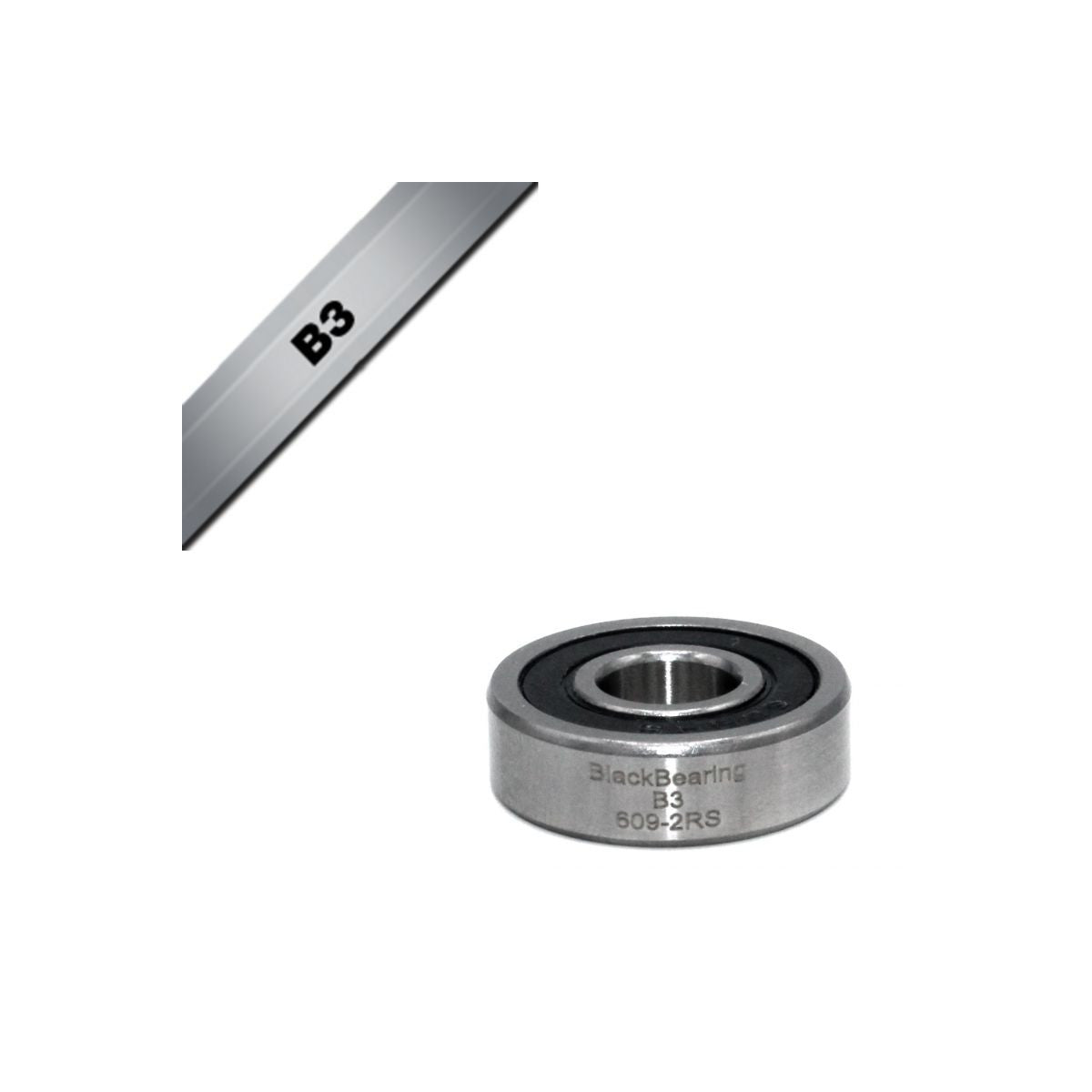 Roulement 609-2RS 9 x 24 x 7 mm BLACKBEARING