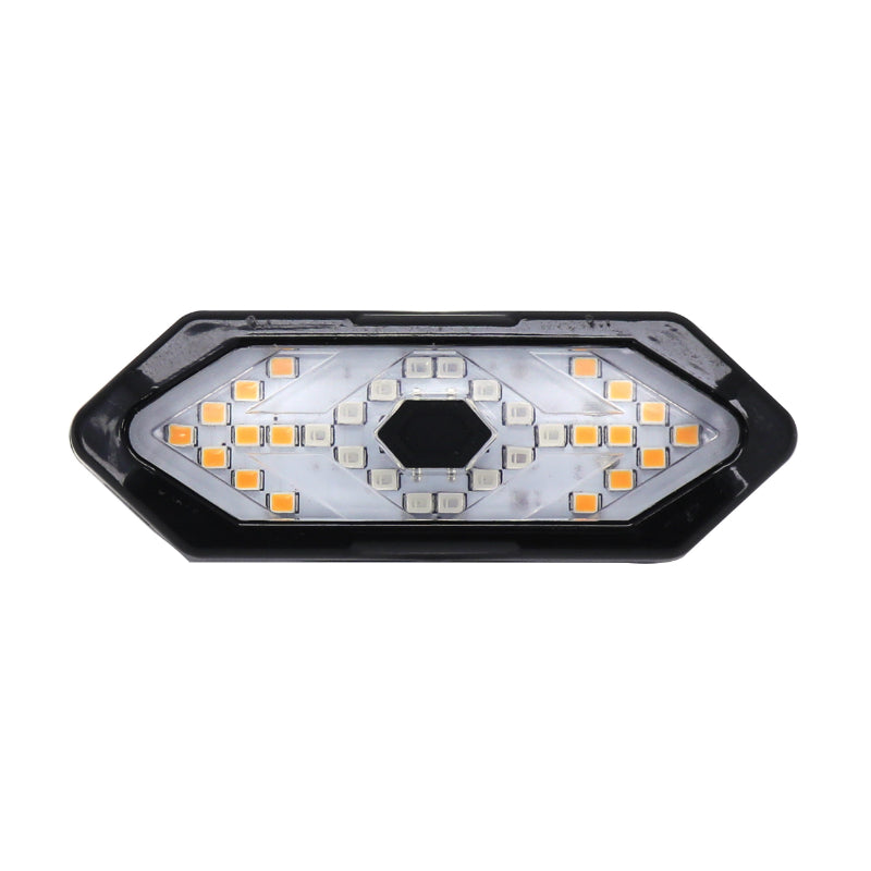 Éclairage arrière USB P2R à LED avec clignotants et télécommande – vue 3