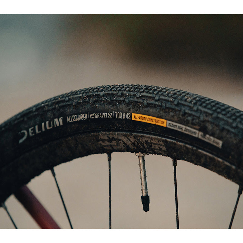 Pneu gravel 700 x 43 Deli Allrounder noir tubeless ready – vue 2