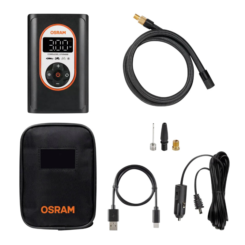 Compresseur universel Osram Tyre Inflate 4000 12 V rechargeable USB-C – vue 5
