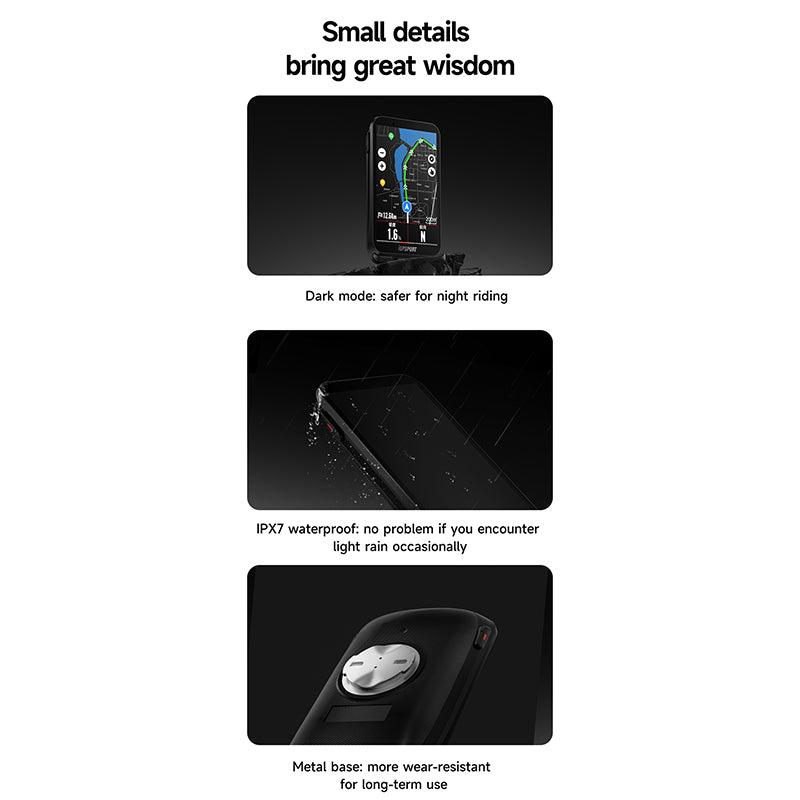 GPS compteur iGPSport iGS800 couleur tactile cartographie Wi-Fi – vue 8