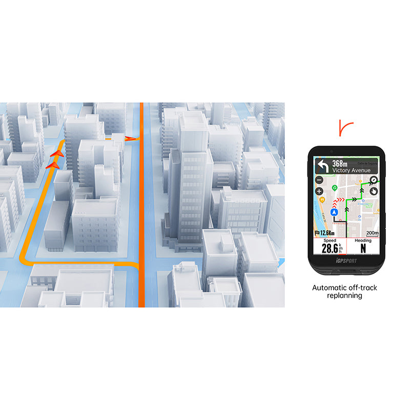 GPS compteur iGPSport iGS800 couleur tactile cartographie Wi-Fi – vue 16