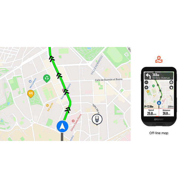 GPS compteur iGPSport iGS800 couleur tactile cartographie Wi-Fi – vue 18