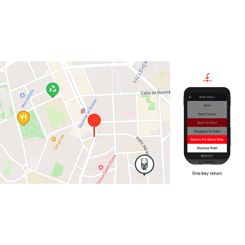 GPS compteur iGPSport iGS800 couleur tactile cartographie Wi-Fi – vue 20