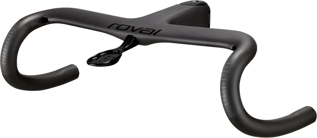 Cockpit SPECIALIZED Roval Terra Cockpit Satin Carbon/Gloss BLK 400MM X 100MM 12 Flare