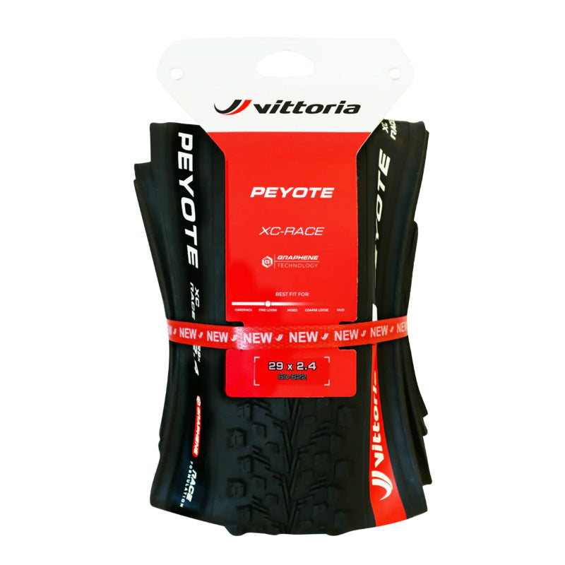 Pneu VTT Vittoria Peyote XC Race Graphene 2.0 noir-beige tringle souple tubeless ready – 29 x 2,40 (60-622) – vue 3