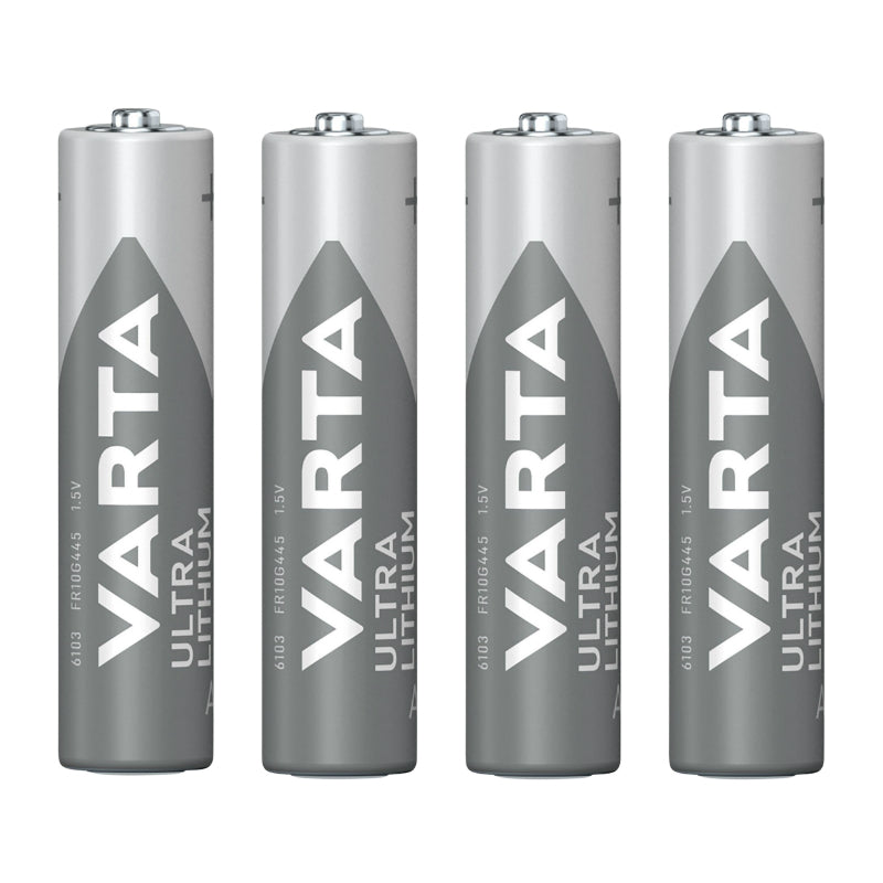 Piles AAA LR03 Varta Ultra Lithium (lot de 4) – vue 2