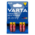 Piles AAA LR03 Varta Longlife Max Power (lot de 4)
