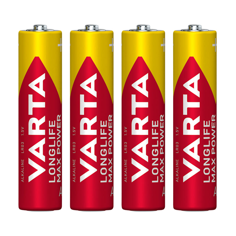 Piles AAA LR03 Varta Longlife Max Power (lot de 4) – vue 2