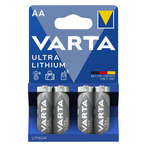 Piles AA LR06 Varta Ultra Lithium (lot de 4)