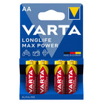 Piles AA LR06 Varta Longlife Max Power (lot de 4)