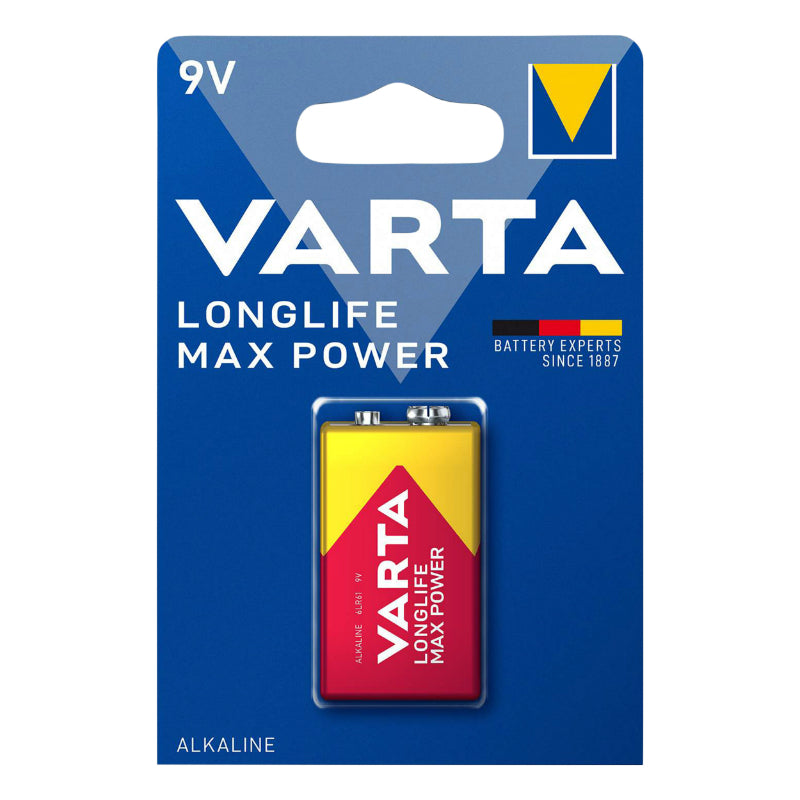 Pile 9 V 6LR61 Varta Longlife Max Power