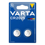 Piles bouton CR2025 Varta lithium 3 V (lot de 2)