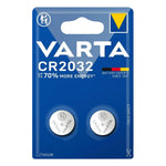 Piles bouton CR2032 Varta lithium 3 V (lot de 2)