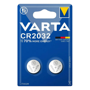 Piles bouton CR2032 Varta lithium 3 V (lot de 2)