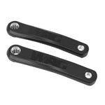 Manivelles VAE alu noir 165 mm ISIS pour Yamaha PW-X2, PW-X3 (paire)