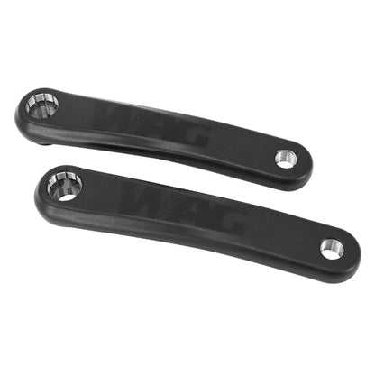 Manivelles VAE alu noir 170 mm ISIS pour Yamaha PW-X et Bosch Gen 4 (paire)
