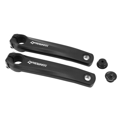 Manivelles VAE alu noir 165 mm pour Shimano E8000, E7000, E6100 (paire)