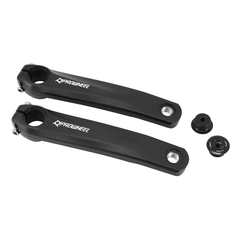 Manivelles VAE alu noir 170 mm pour Shimano E8000, E7000, E6100 (paire)