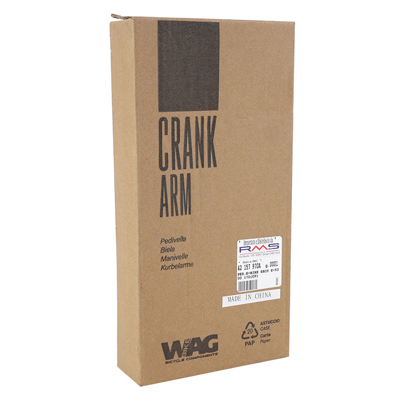 Manivelles VAE alu noir 170 mm JIS pour Shimano E5000 (paire) – vue 2