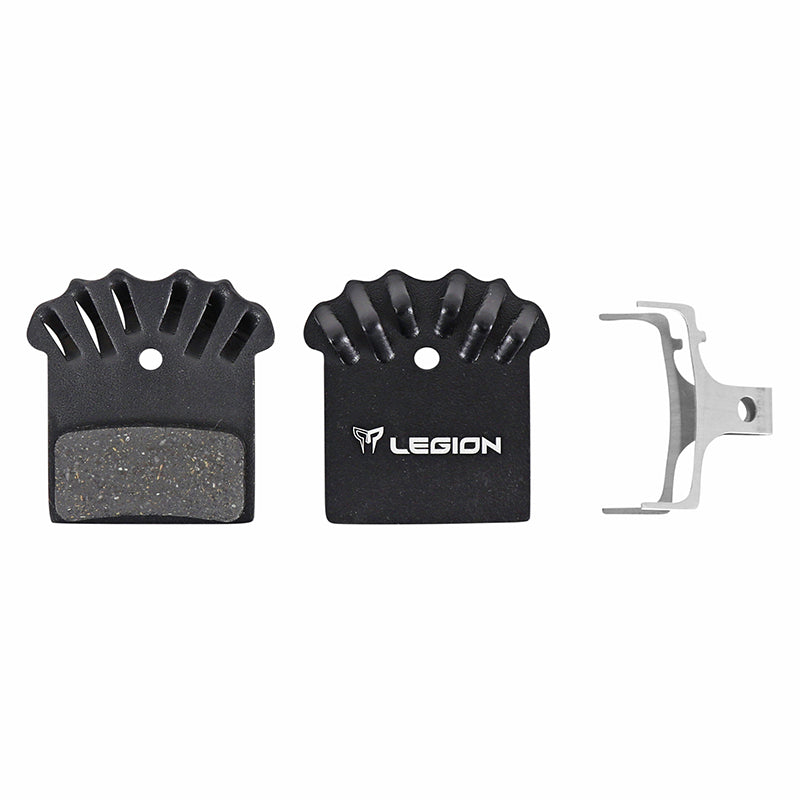 Plaquettes de frein VTT P2R semi-métalliques à ailettes pour Shimano XT, SLX