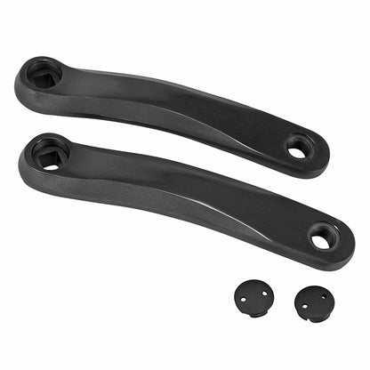 Manivelles VAE P2R noires 170 mm JIS déport 27,5 mm (paire)