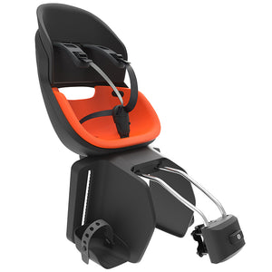 Siège enfant arrière Prodigee Icon fixation cadre noir – Orange