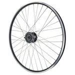 Roue arrière VTC 700 ER10 noire moyeu Nexus 7 vitesses patin