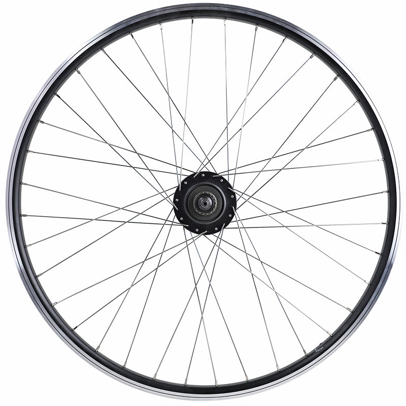 Roue arrière VTC 700 ER10 noire moyeu Nexus 7 vitesses patin – vue 2