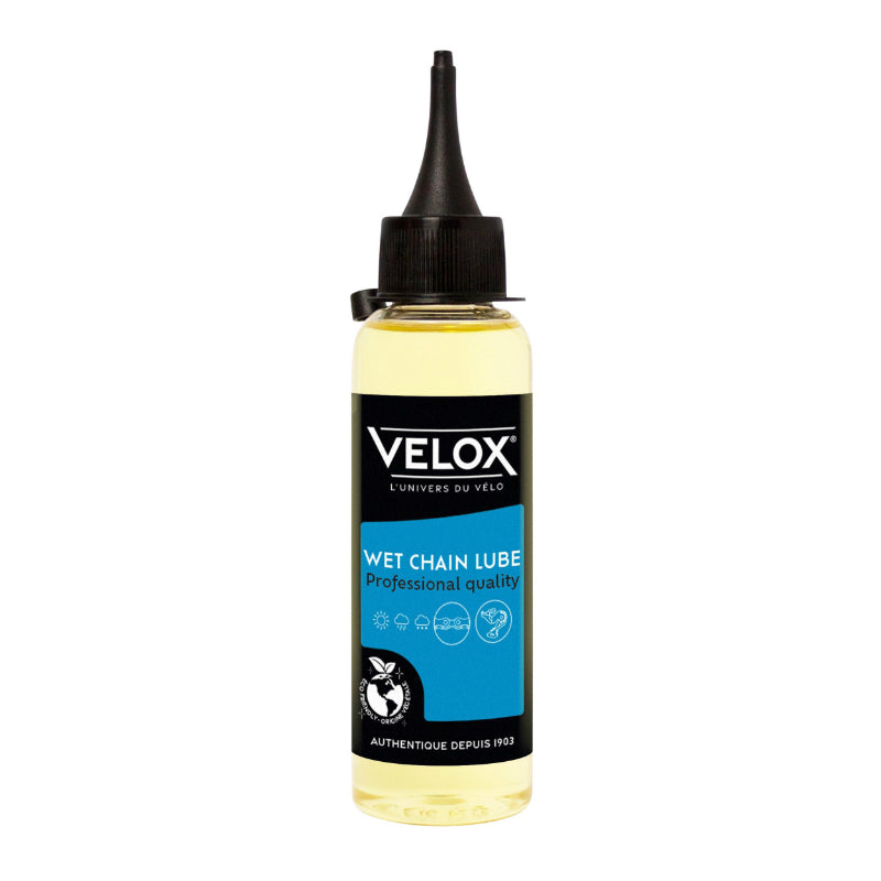 Lubrifiant chaîne Velox Wet Lube – 100 ml – conditions humides