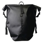 Sacoche arrière latérale Hapo.G étanche PVC 20 L noire fixation crochets