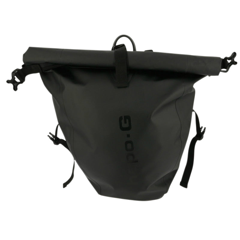 Sacoche arrière latérale Hapo.G étanche PVC 20 L noire fixation crochets – vue 5