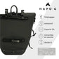 Sacoche arrière latérale Hapo.G étanche PVC 20 L noire fixation crochets – vue 10