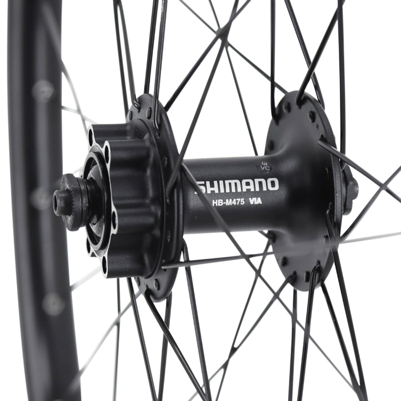 Roue avant VTT 27,5" Maxx 25 tubeless ready Shimano M475 compatible VAE – vue 3