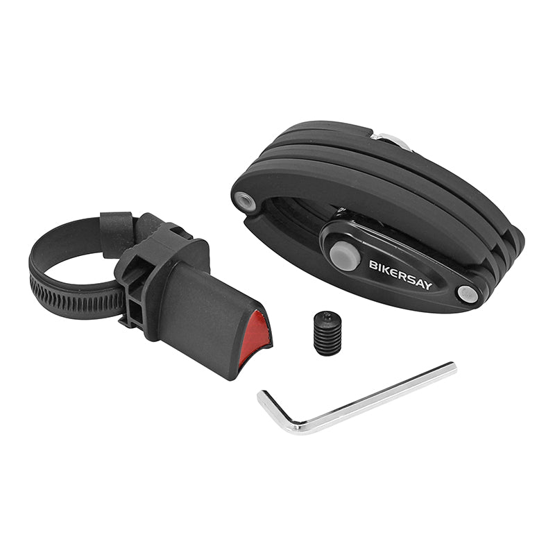 Antivol pliant à combinaison noir 750 mm avec fixation cadre – vue 5