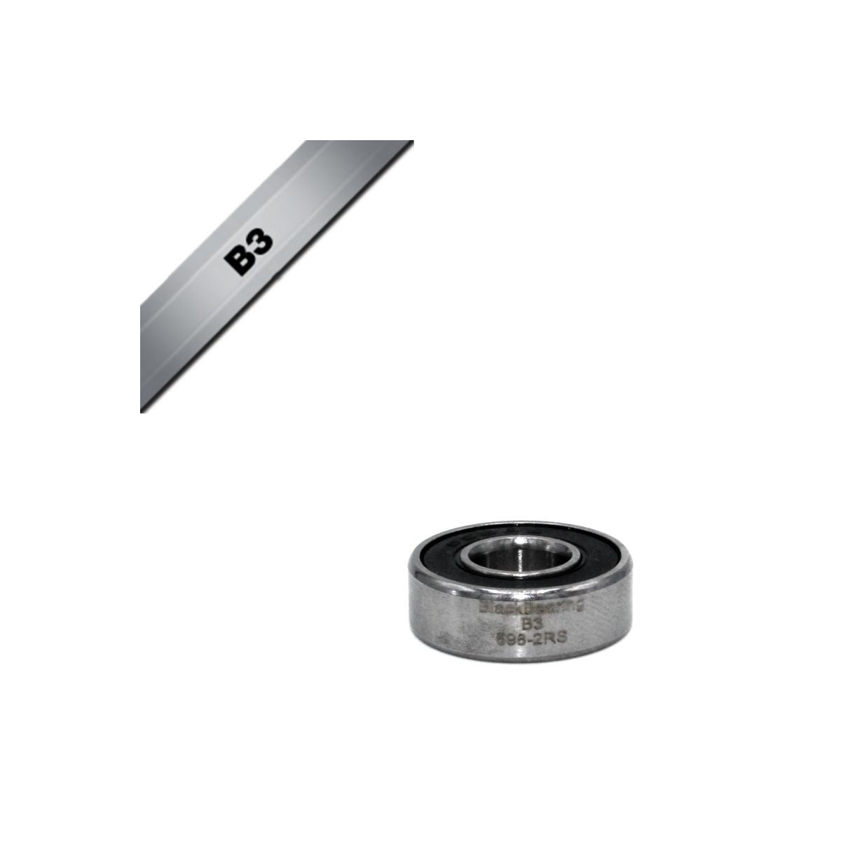 Roulement 698-2RS 8 x 19 x 6 mm BLACKBEARING