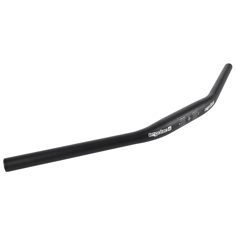 Cintre VTT-city droit Ergotec Moon alu noir 31,8 mm – 625 mm