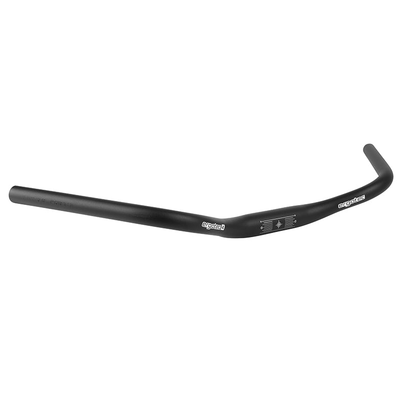 Cintre VTT-city relevé Ergotec Stuttgarter alu noir 31,8 mm – 610 mm – vue 8
