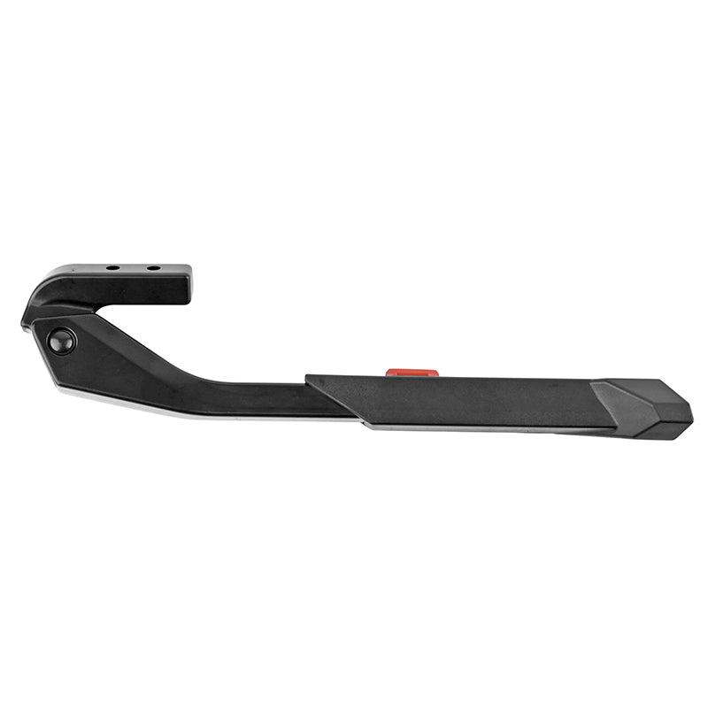 Béquille latérale Newton noire 24" à 29" – fixation verticale 2 vis 18 mm