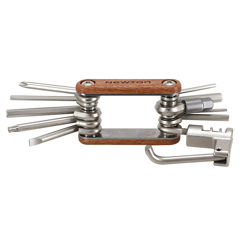 Outil multifonction Newton Wood 11 fonctions corps bois – vue 3