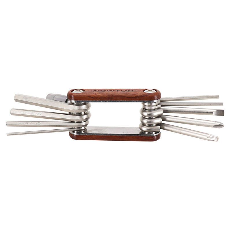 Outil multifonction Newton Wood 10 fonctions corps bois – vue 3
