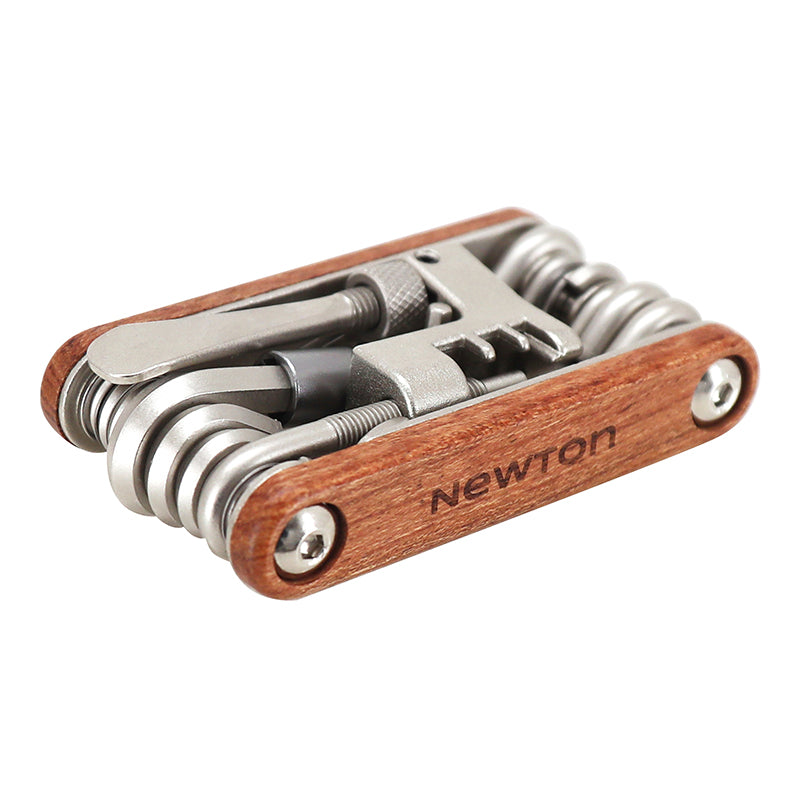 Outil multifonction Newton Wood 16 fonctions corps bois