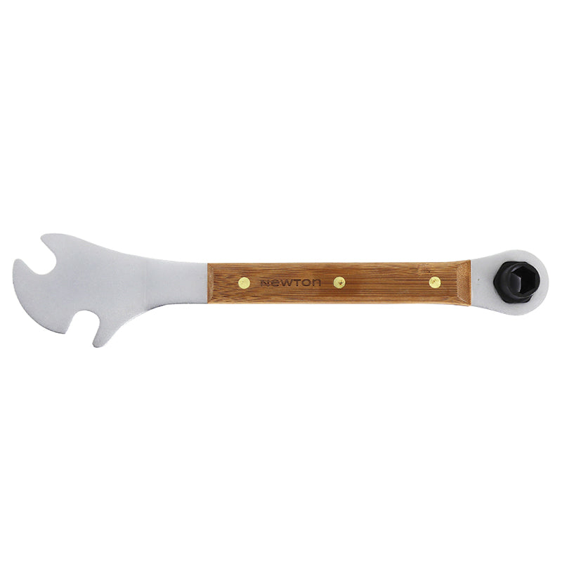 Clé à pédale Newton Wood 15 mm manche bois avec douilles 14 et 15
