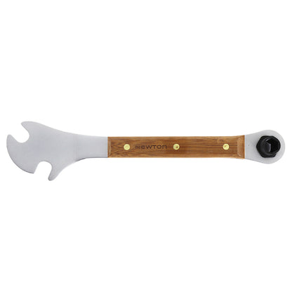 Clé à pédale Newton Wood 15 mm manche bois avec douilles 14 et 15