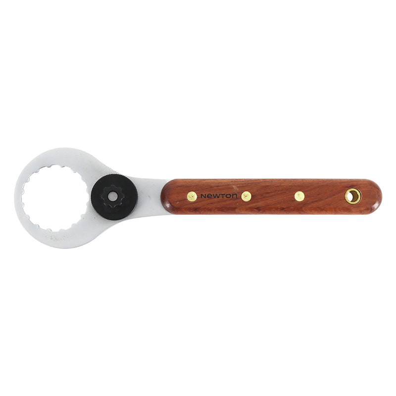 Clé de boîtier Newton Wood 16 cannelures manche bois