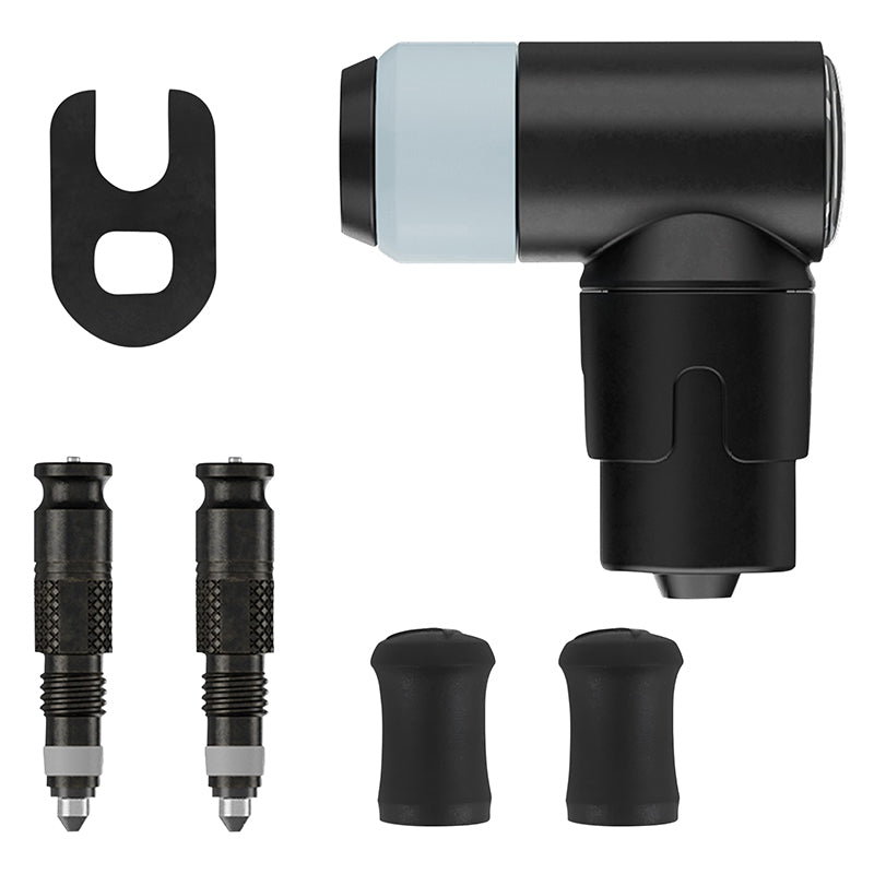 Adaptateur Schwalbe Clik Valve pour valve tubeless (paire) – Presta + tête de pompe
