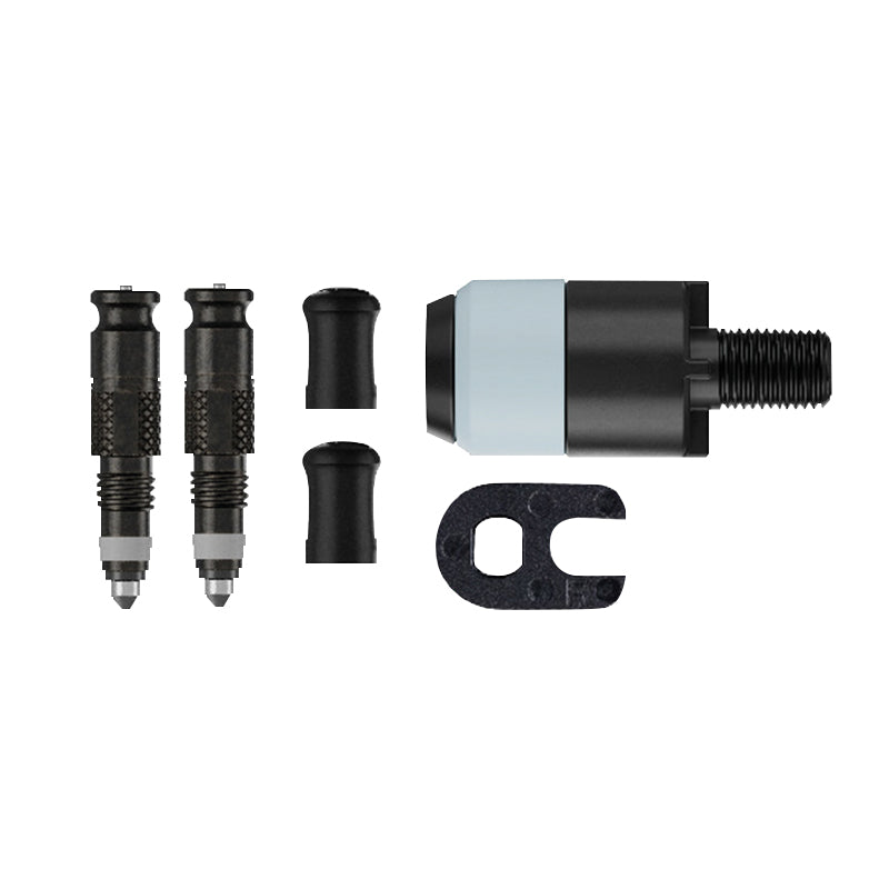 Adaptateur Schwalbe Clik Valve pour valve tubeless (paire) – Presta + adaptateur tête de pompe