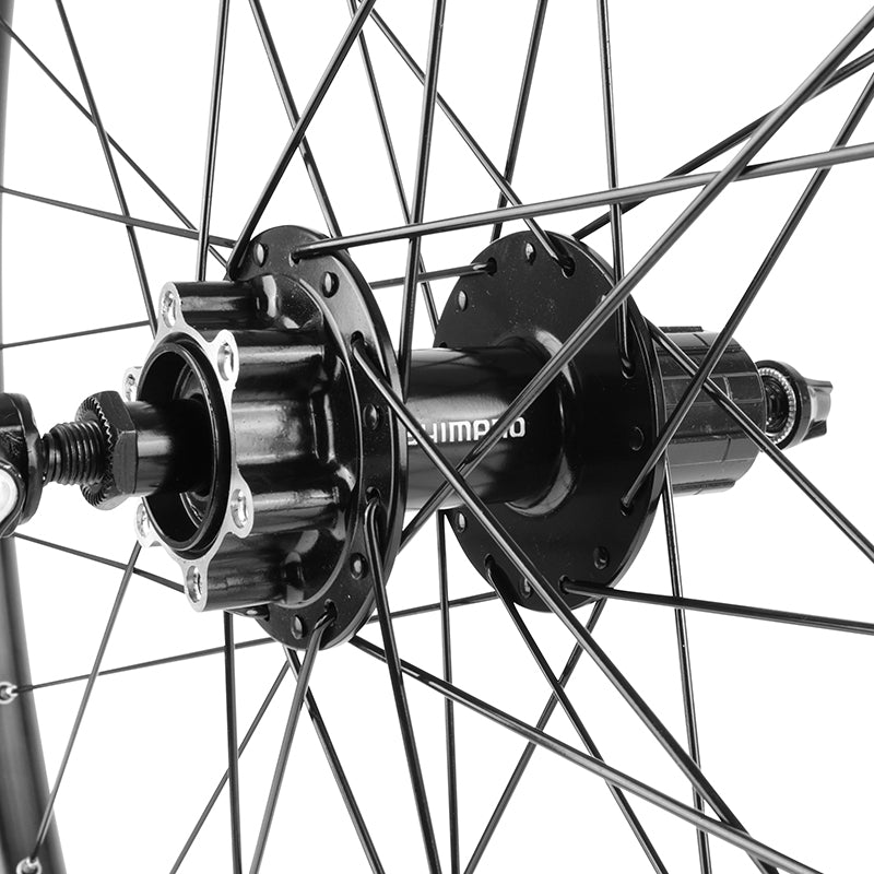 Roue arrière VTC 700 M260 renforcée Shimano QB400 disque-patin – vue 3